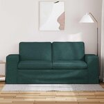 vidaXL Canapé Vert foncé 182 x 80 x 82 cm tissu