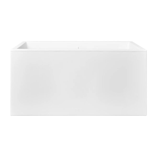 Bac à fleurs - Blanc - 59 x 30 x 29 cm - 100  recyclé