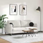 vidaXL Coussins de siège 2 Pièces Noir Ø 40 x 13 cm Velours