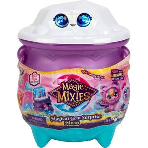 Moose Toys 14927 - Peluche Magic Mixie au milieu des bulles du chaudron