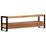 vidaXL Meuble TV 150x30x45 cm Bois solide de manguier