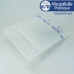 Lot de 10 enveloppes megabulle plastiques k/10 format 350x440 mm