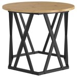 Tables d'appoint empilables vidaXL 2 Pièces en bois d'ingénierie chêne artisanal