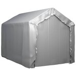 vidaXL Tente de rangement 180x300 cm Acier Gris