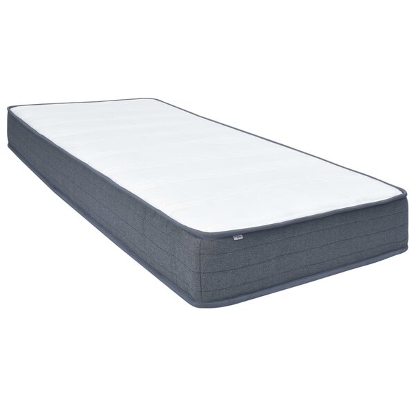 vidaXL Matelas de sommier tapissier fermeté moyenne 200x90x20 cm