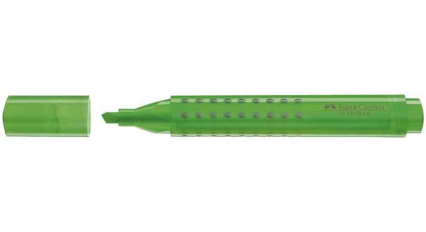 Surligneur TEXTLINER GRIP Triangulaire Pointe Biseautée 1 - 5 mm Vert FABER-CASTELL