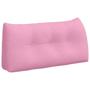 vidaXL Coussin de Dos Rose 100 x 24 x 50 cm tissu
