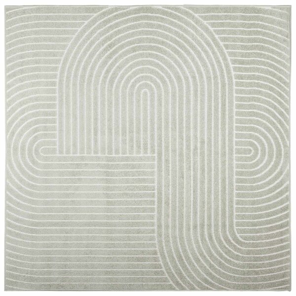 vidaXL Tapis d'intérieur et d'extérieur PALMERAS Vert 120 x 120 cm
