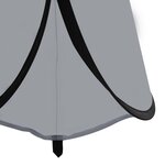vidaXL Tente de douche escamotable Gis