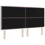 vidaXL Tête de lit avec tête de lit Taupe 180 cm Cuir synthétique