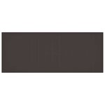 vidaXL Table de Jardin Marron 250 x 100 x 73 cm polyrotin
