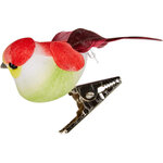 Oiseaux décoratifs mini (sur pince) 6 pièces