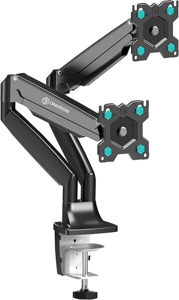 Onkron g200 blk support de bureau pour deux écrans pc de 13 à 32 pouces noir