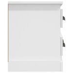 vidaXL Meuble TV blanc 100x35 5x45 cm bois d'ingénierie