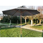 Parasol en bois 300 cm avec manivelle holly