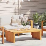 vidaXL Table basse Marron 110 x 55 x 35 cm Bois d'acacia massif