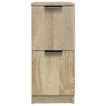 vidaXL Buffets 2 Pièces Chêne Sonoma 30x30x70 cm Bois d'ingénierie