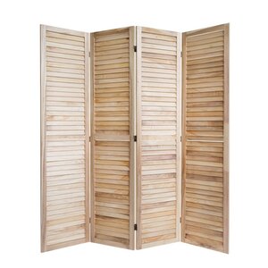 Paravent 4 panneaux en bois - modèle 338B clair