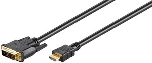 Cable Goobay DVI-D vers HDMI 2m M/M (Noir)