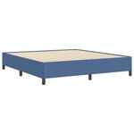 vidaXL Cadre de lit Bleu 180 x 200 cm Tissu en velours côtelé