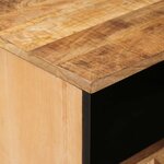 vidaXL Table de chevet Marron 50 x 33 x 60 cm Bois de mangue massif