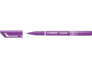 Stylo feutre pointe extra fine SENSOR F lilas STABILO