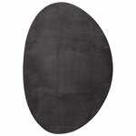 vidaXL Tapis HUARTE Anthracite 140 x 200 cm Polyester