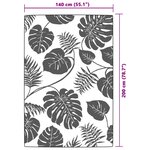 vidaXL Tapis d'extérieur vert 140x200 cm PP