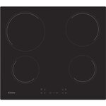 Candy ch64ccb plaque de cuisson vitrocéramique - 4 zones - 6500 w - l 56 x p 49 cm - revêtement verre - noir