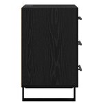 vidaXL Cabinet de chevet Chêne noir 40 x 40 x 66 cm Bois d'ingénierie