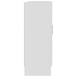 vidaXL Armoire à vitrine Blanc 82 5x30 5x80 cm Bois d'ingénierie