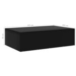 Vidaxl housse de salon de jardin 12 œillets 205x325x90 cm
