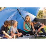 Sport-brella auvent d'ombrage incliné ultra bleu 243 cm