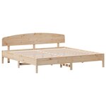 vidaXL Cadre de lit sans matelas 180x200 cm bois massif de pin