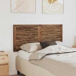 vidaXL Tête de lit Naturel Bois de teck massif
