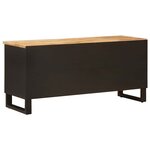 vidaXL Meuble TV Marron 100 x 33 x 46 cm Bois de mangue massif
