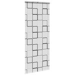 vidaXL Store enrouleur de douche avec cassette largeur du tissu 96 cm