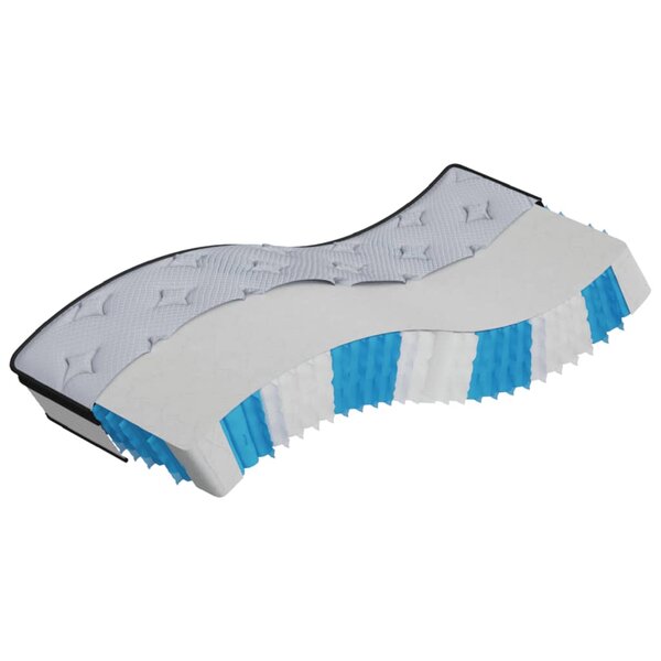 vidaXL Matelas à ressorts ensachés moyen 70x200 cm