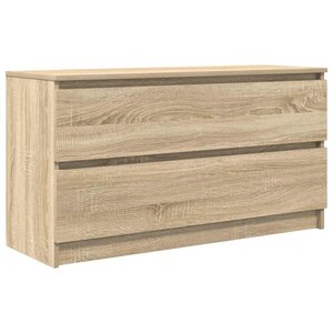 vidaXL Meuble TV chêne sonoma 100x35x54 cm bois d'ingénierie