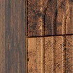 vidaXL Cabinet de chevet avec tiroir Bois ancien 62 x 34 5 x 48 cm