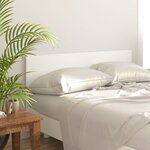 vidaXL Tête de lit Blanc 160x1 5x80 cm Bois d'ingénierie
