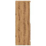 vidaXL Buffet haut chêne artisanal 36x35 5x103 5 cm bois d'ingénierie