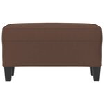 Banc banquette 70 x 35 x 41 cm synthétique marron 02_0010495