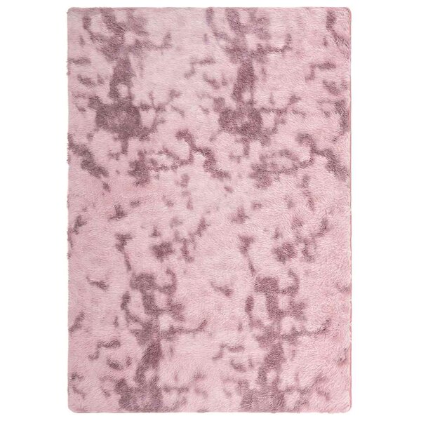 vidaXL Tapis Shaggy à poils longs NAVARRA rose poudré 240x340 cm