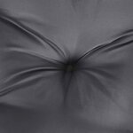 vidaXL Coussins de palette lot de 2 anthracite tissu