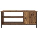 vidaXL Meuble TV Bois ancien 100 x 40 x 45 cm Bois d'ingénierie