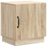 vidaXL Table de chevet 2 Pièces Chêne Sonoma 43 x 34 5 x 47 cm
