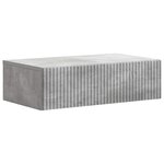 vidaXL Table d'appoint murale 59 x 34 5 x 17 cm Bois d'ingénierie