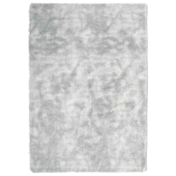 vidaXL Tapis shaggy à poils longs NAVARRA gris clair 120x170 cm