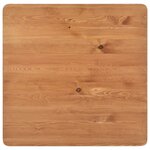 vidaXL Table de bar Noir 60x60x108 cm Pinède et acier